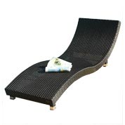 bain de soleil 1 place en resine tressee ex